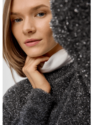 s.Oliver Strickpullover langarm in Grau-silber
