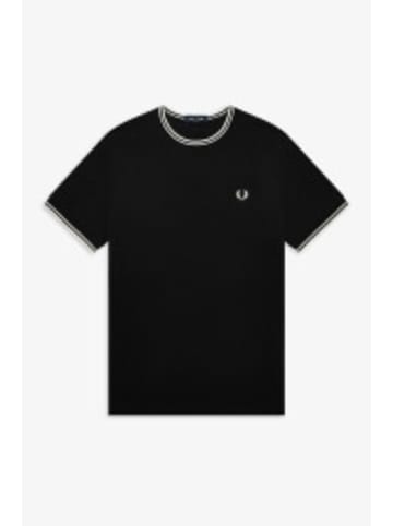 Fred Perry Rundhals T-Shirt für Herren in rot