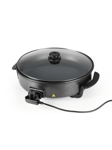 Gourmet Maxx Party-Pfanne elektrisch 1500W schwarz Schwarz