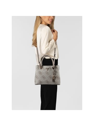 Guess Noelle Shopper Tasche 25 cm in dark taupe logo