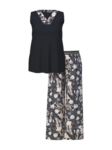 Ulla Popken Pyjama in schwarz
