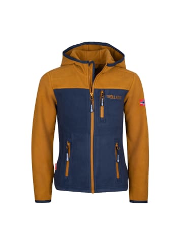 Trollkids Fleecejacke Stavanger in bronze/blue