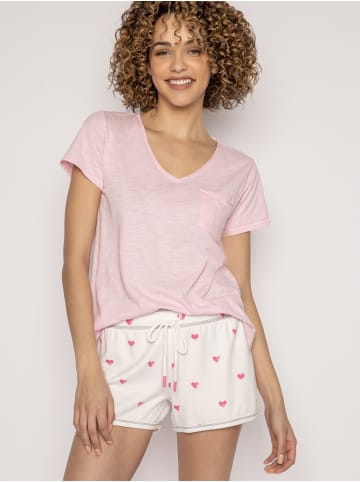 P.J. Salvage Pyjamahose Bright Stars & Brave Hearts in off-white