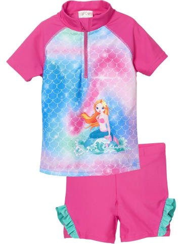 Playshoes Kinder Bade Set "UV-Schutz Bade-Set Meerjungfrau" in Pink