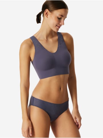 Schiesser Bustier Invisible Soft Lace in Indigo