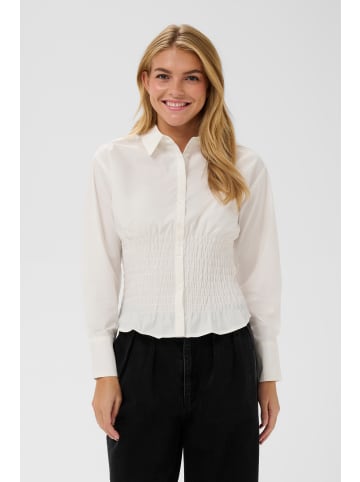 SAINT TROPEZ Langarm - Hemd NaciaSZ Fitted in Bright White