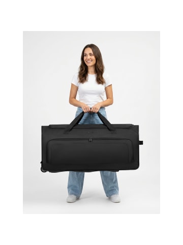 Redolz Duffle Essentials 2-Rollen XXL Reisetasche 91 cm Sondergröße black