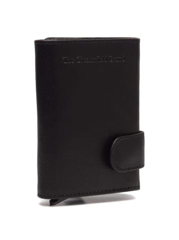 The Chesterfield Brand Portland Kreditkartenetui RFID Schutz Leder 7 cm in schwarz