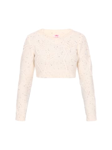 myMo Women Sweater in offwhite multicolor