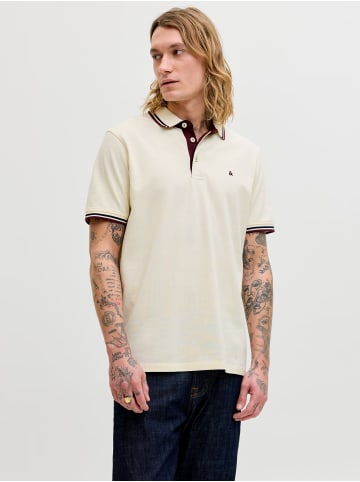 Jack & Jones Poloshirt in Antique White