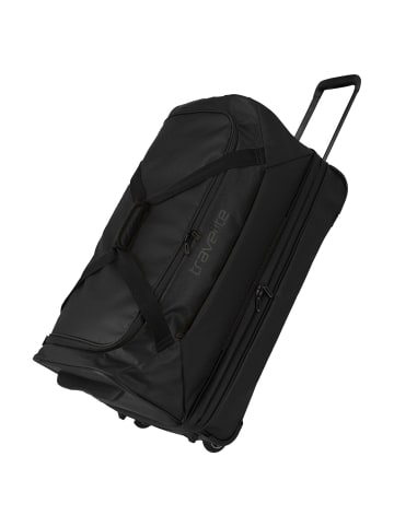 travelite Basics - Rollenreisetasche Plane 98/119L 70 cm erw. (black) in schwarz