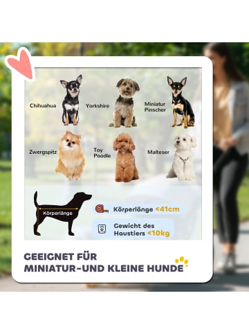 Pawhut Hundebuggy 109,5L x 57,5B x 106,5H cm