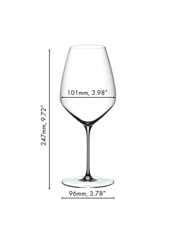 Riedel (Gläser) 2 er-Set Veloce Shiraz Gläser in Transparent