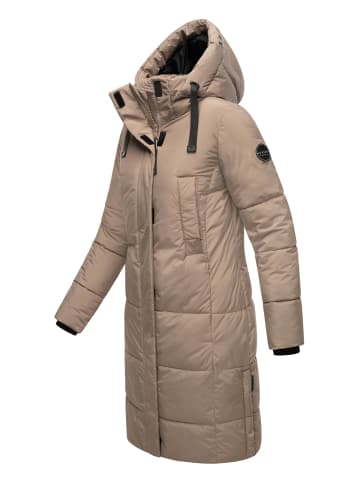 Marikoo Steppmantel Laryaa XVI in Taupe Grey