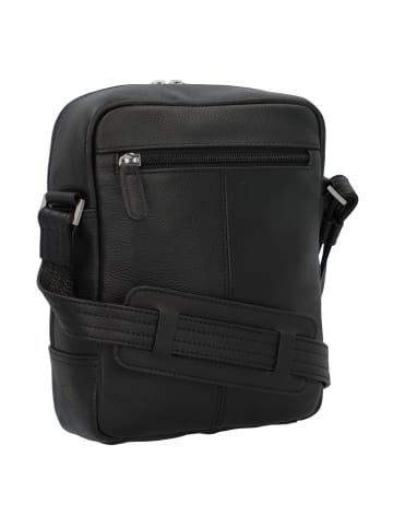 PICARD Milano Mini Bag Umhängetasche Leder 17 cm in schwarz