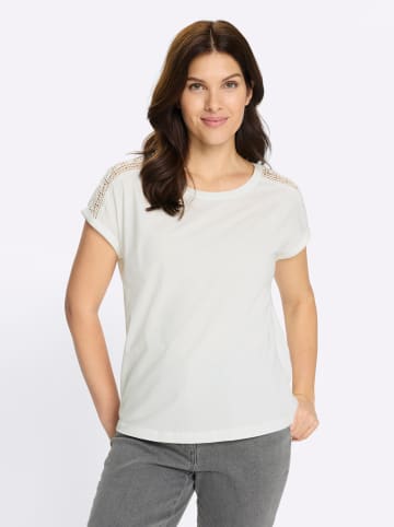 Sieh an! Rundhalsshirt in ecru