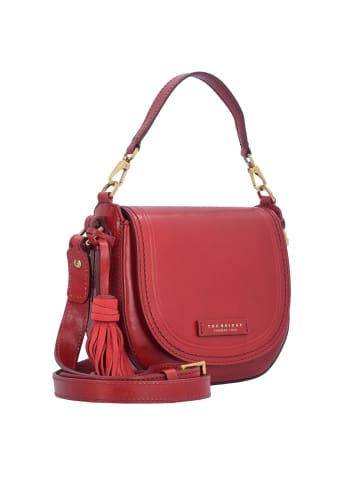 The Bridge Pearldistrict Schultertasche Leder 20 cm in red currant