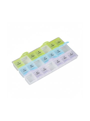 relaxdays Tablettenbox in Transparent