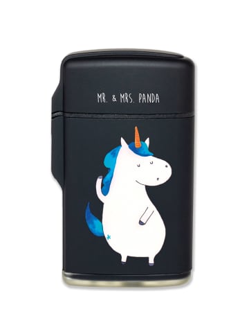 Mr. & Mrs. Panda Gasanzünder Einhorn Mann ohne Spruch in Schwarz