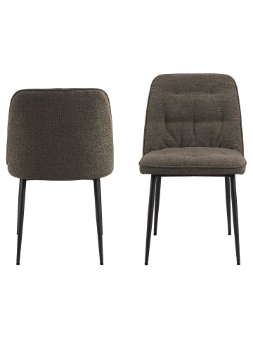 ebuy24 Esszimmerstuhl Brooke Grau 2er Set