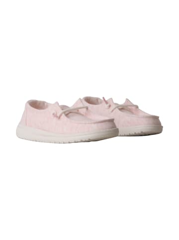 Hey Dude Wally Y Stretch Sox Schnür-Mokassins für Kinder Rose