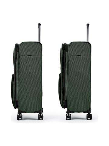Stratic Bendigo Light Plus 4-Rollen Trolley 72 cm Laptopfach in dark green