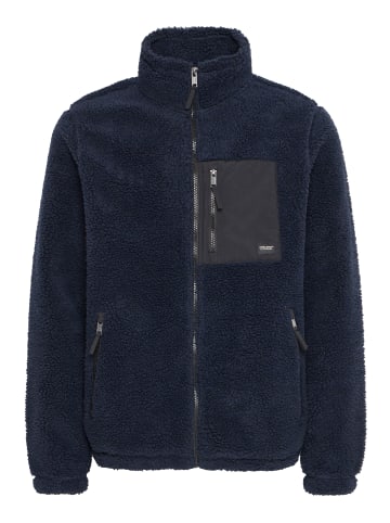 BLEND Fellimitatjacke BHTotti in Blau