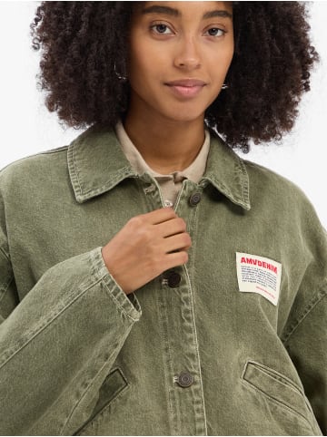 American Vintage Jeansjacke Uzatown in oliv