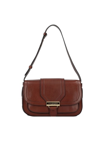 The Bridge Benedetta Schultertasche Leder 27 cm in marrone