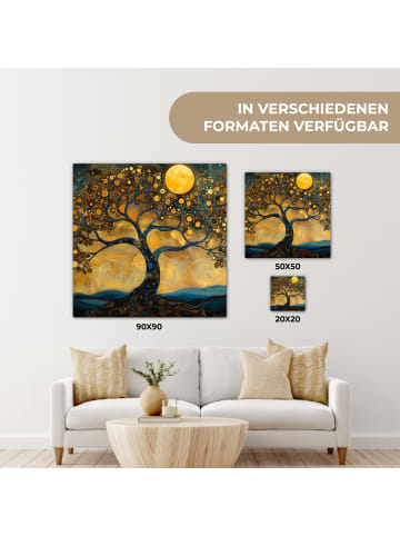 MuchoWow Leinwand Bilder Vollmond