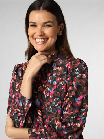 Rich & Royal Kleid in anthrazit pink - 0001