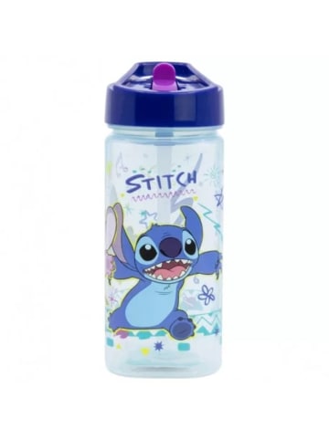 Disney Stitch-Wasserflasche mit Strohhalm 510 ml