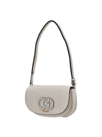 Guess Calebra XBody Flap - Umhängetasche 24 cm (black) in off white