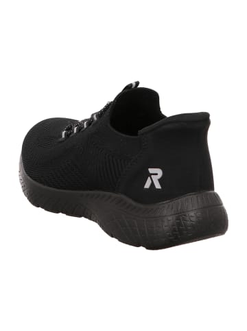 rieker Sportliche Slipper in Schwarz