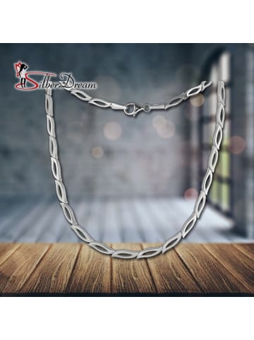 SilberDream 925 Sterling Silber Damen SilberDream Halsketten Blütenblatt  ca. 45cm