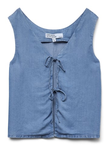 Vero Moda Asymetrisches Top in Medium Blue Denim