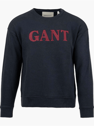 Gant GRAPHIC C-NECK SWEAT in Evening Blue