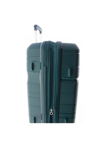Gladiator 3800 4 Rollen Trolley 77 cm mit Dehnfalte green forest