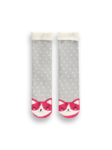 Coccodrillo Socken in grau