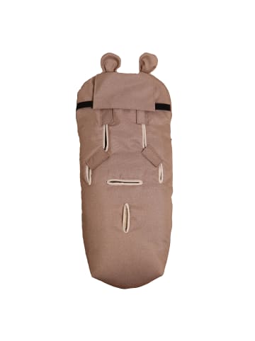 Kaiser Naturfellprodukte Kinderwagen Fußsack XL Ears Wool sand melange