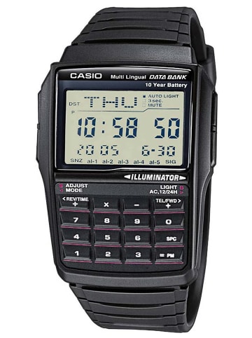 Casio Digital Kalkulator Silber / Schwarz