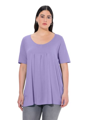 Ulla Popken Shirt in blauer flieder