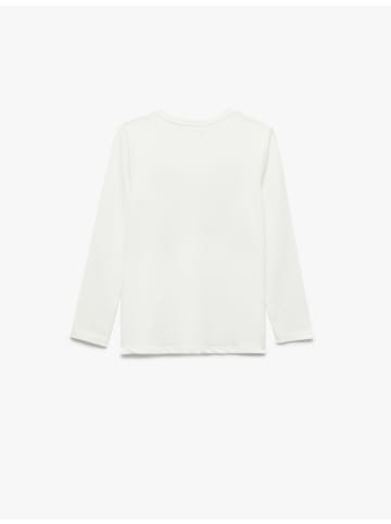 KOTON TSHIRT LS in Ekru