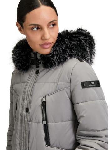 Betty Barclay Steppmantel in grau silber - 0001
