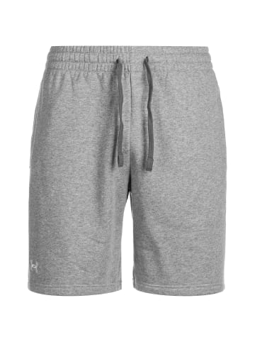 Under Armour Trainingsshorts Rival Fleece in grau / weiß