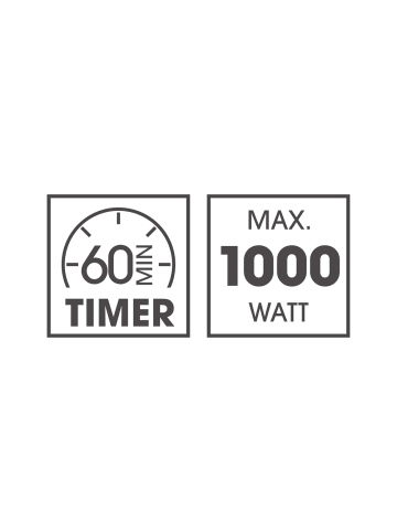 Gourmet Maxx Heißluft-Fritteuse 2,3l 1000W schwarz  Schwarz