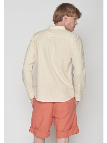 GreenBomb Hemd Basic in Creme Weiß