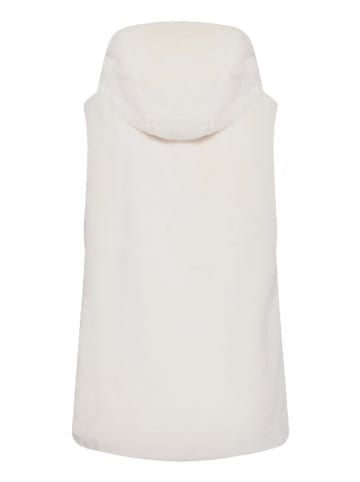 Betty Barclay Plüschweste mit Kapuze in beige