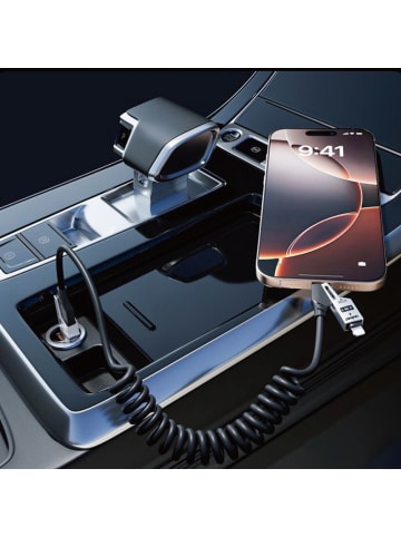 Dudao L20 Pro 4in1 USB-A/USB-C zu Lightning/USB-C Kabel