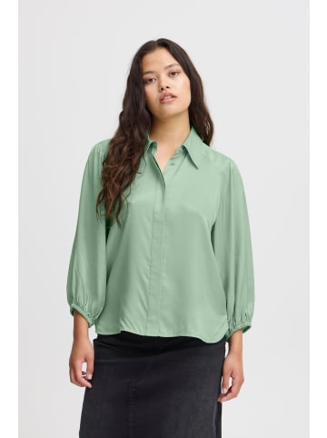 ICHI Langarmbluse IHCOLORADA SH 20113878 moderne Bluse in Grün